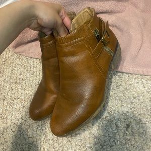 Brown booties
